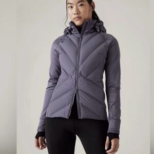Women's Gray Puffer Jacket